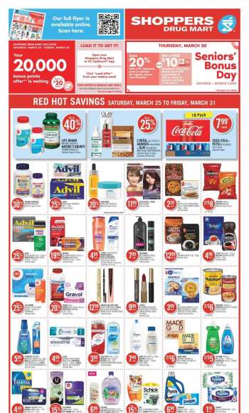 Shoppers Drug Mart Flyer - March 25, 2023 - March 31, 2023.