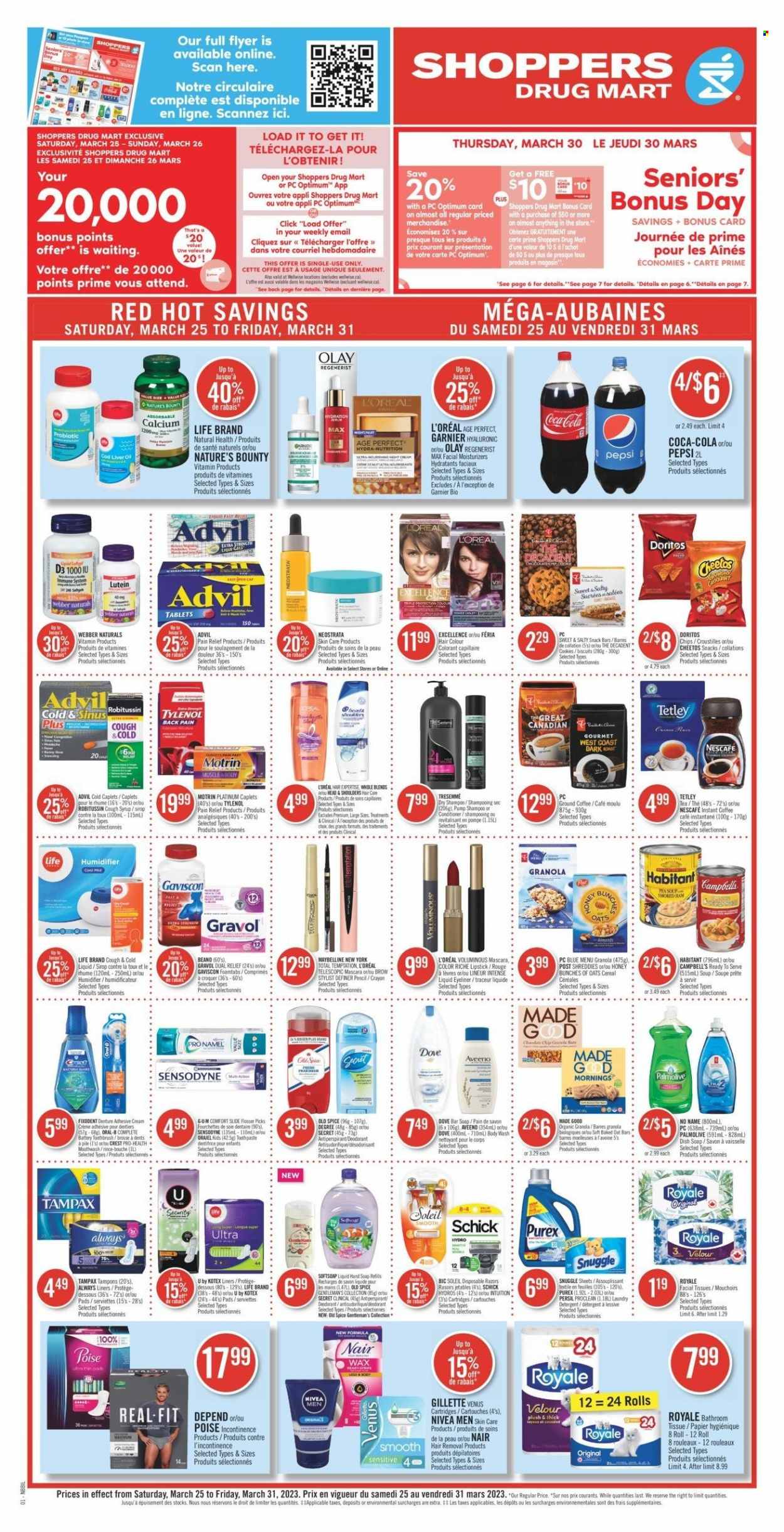 Shoppers Drug Mart flyer - March 25, 2023 - March 31, 2023. Page 1