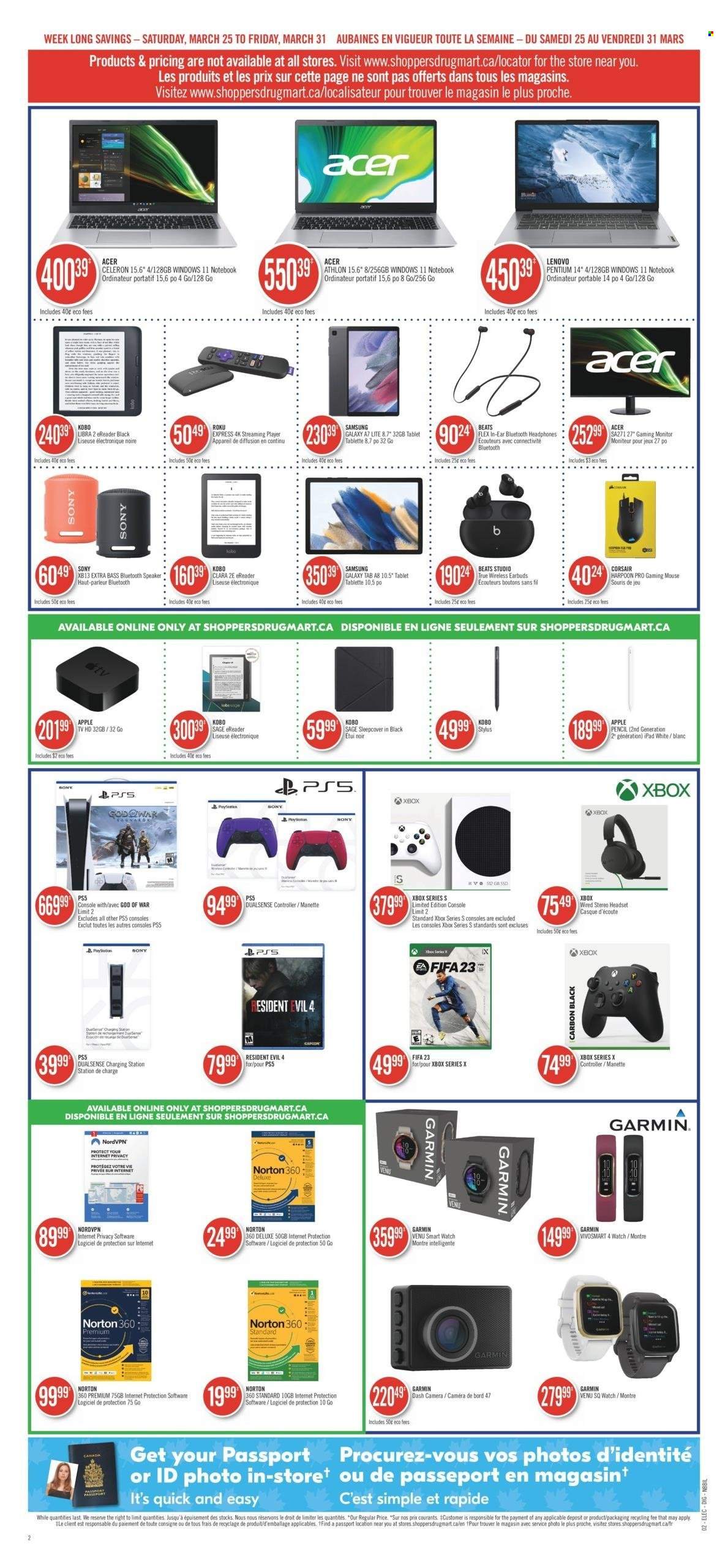 Shoppers Drug Mart flyer - March 25, 2023 - March 31, 2023. Page 9