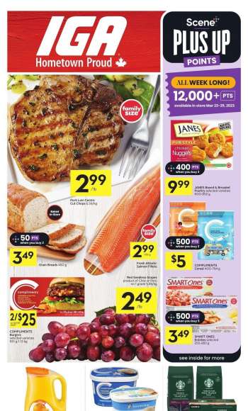 IGA Flyer - March 23, 2023 - March 29, 2023.