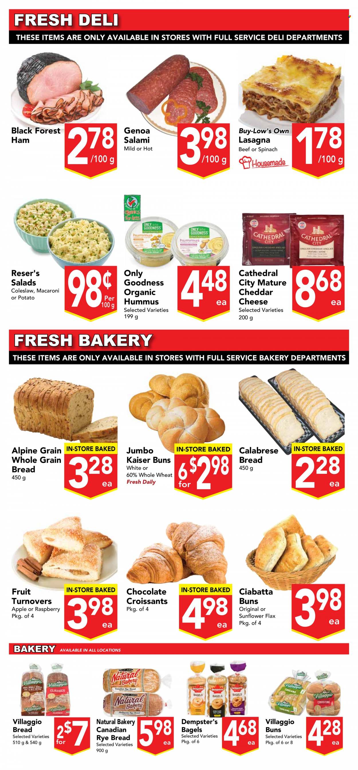 thumbnail - Circulaire Buy-Low Foods - 23 Mars 2023 - 29 Mars 2023 - Produits soldés - croissant, salami, pâtes, macaroni, ciabatta. Page 5.