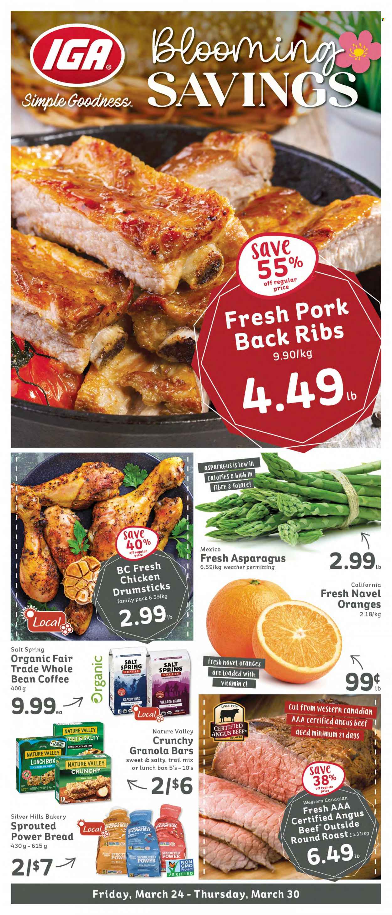 IGA Simple Goodness flyer - March 24, 2023 - March 30, 2023. Page 1