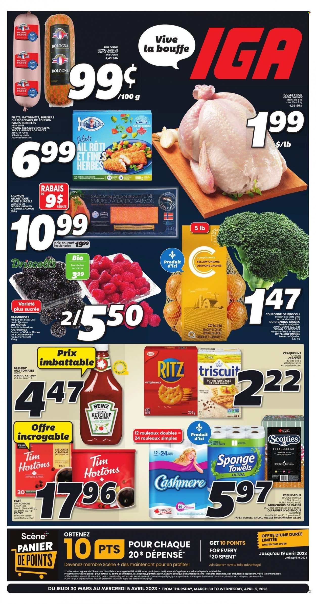 IGA flyer - March 30, 2023 - April 05, 2023. Page 1