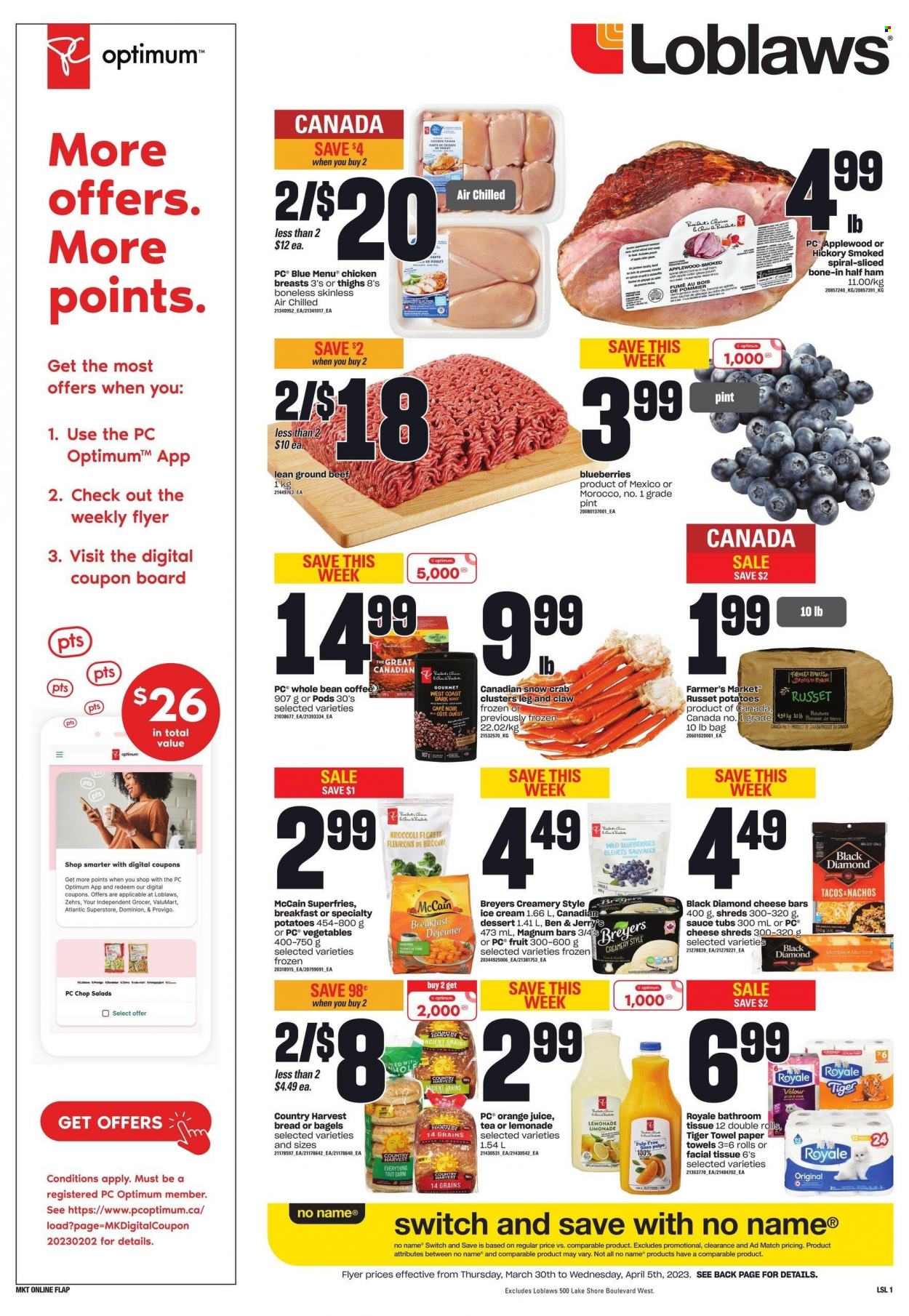 Loblaws flyer - March 30, 2023 - April 05, 2023. Page 1