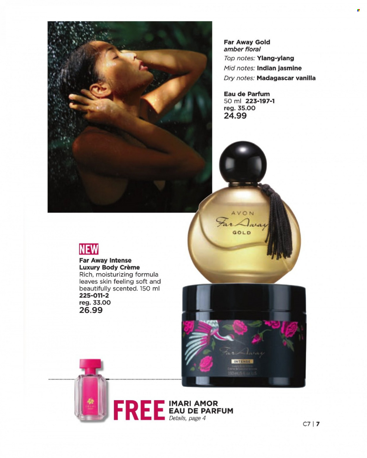 thumbnail - Circulaire Avon - Produits soldés - eau de parfum, body, Far Away. Page 7.