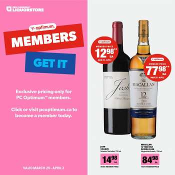 Circulaire Real Canadian Liquorstore - 29 Mars 2023 - 02 Avril 2023.