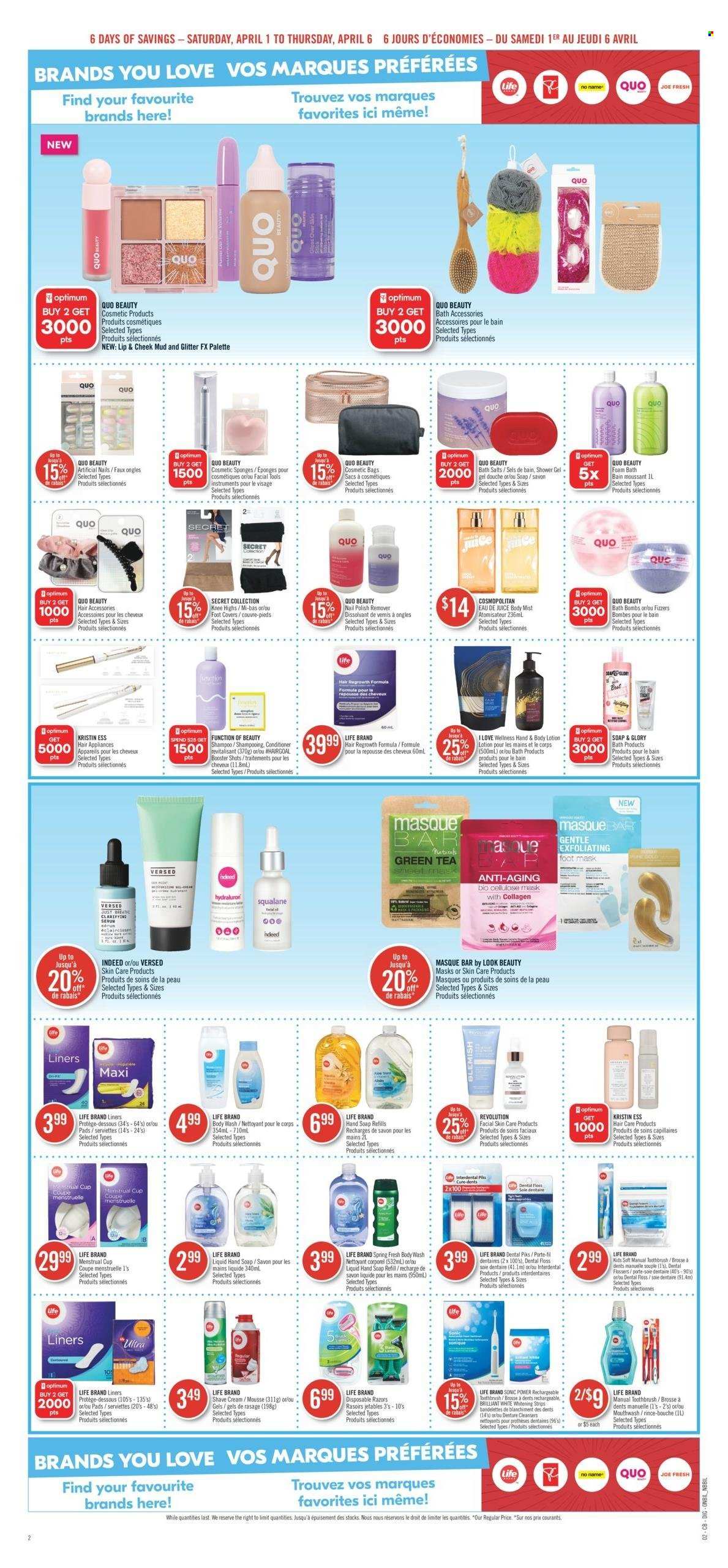 Shoppers Drug Mart flyer - April 01, 2023 - April 06, 2023. Page 12