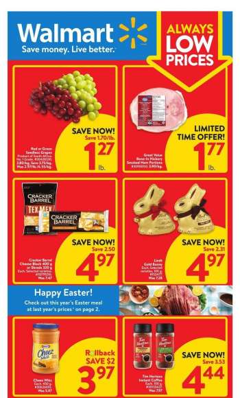 Circulaire Walmart - 06 Avril 2023 - 12 Avril 2023.