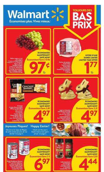 Walmart Flyer - April 06, 2023 - April 12, 2023.