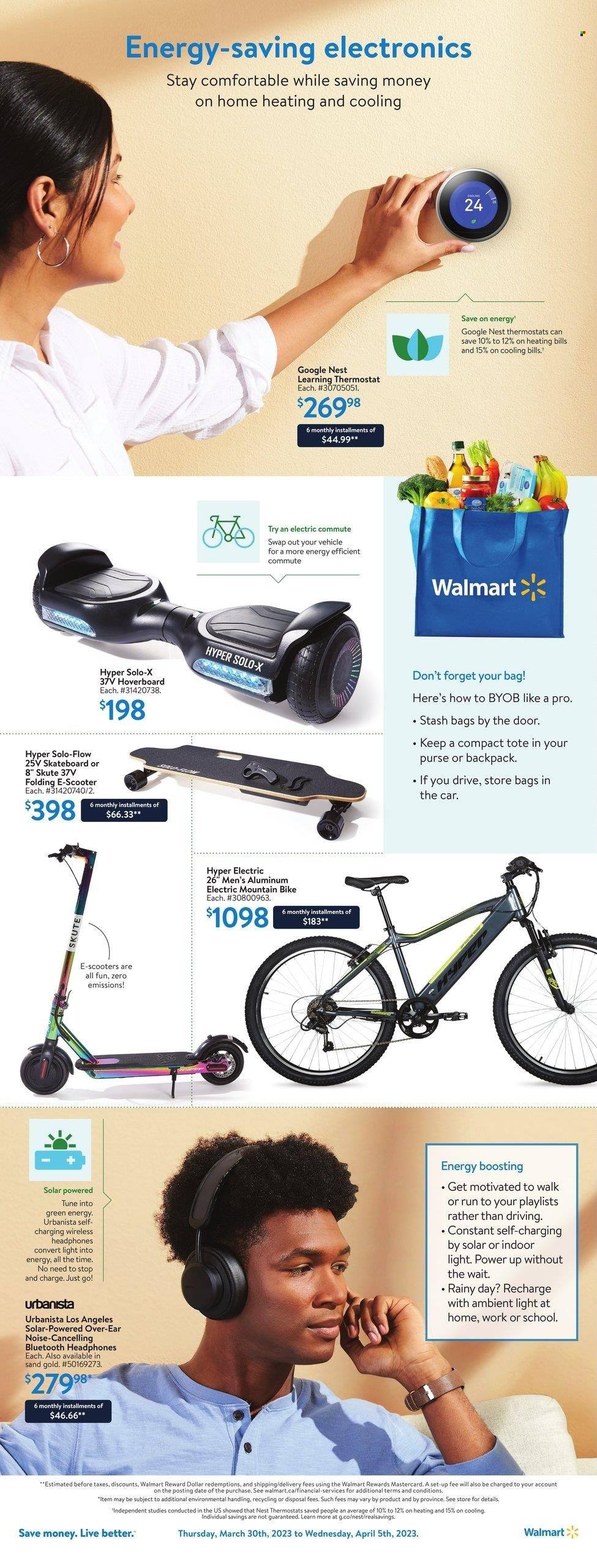 Walmart flyer - March 30, 2023 - April 26, 2023. Page 1