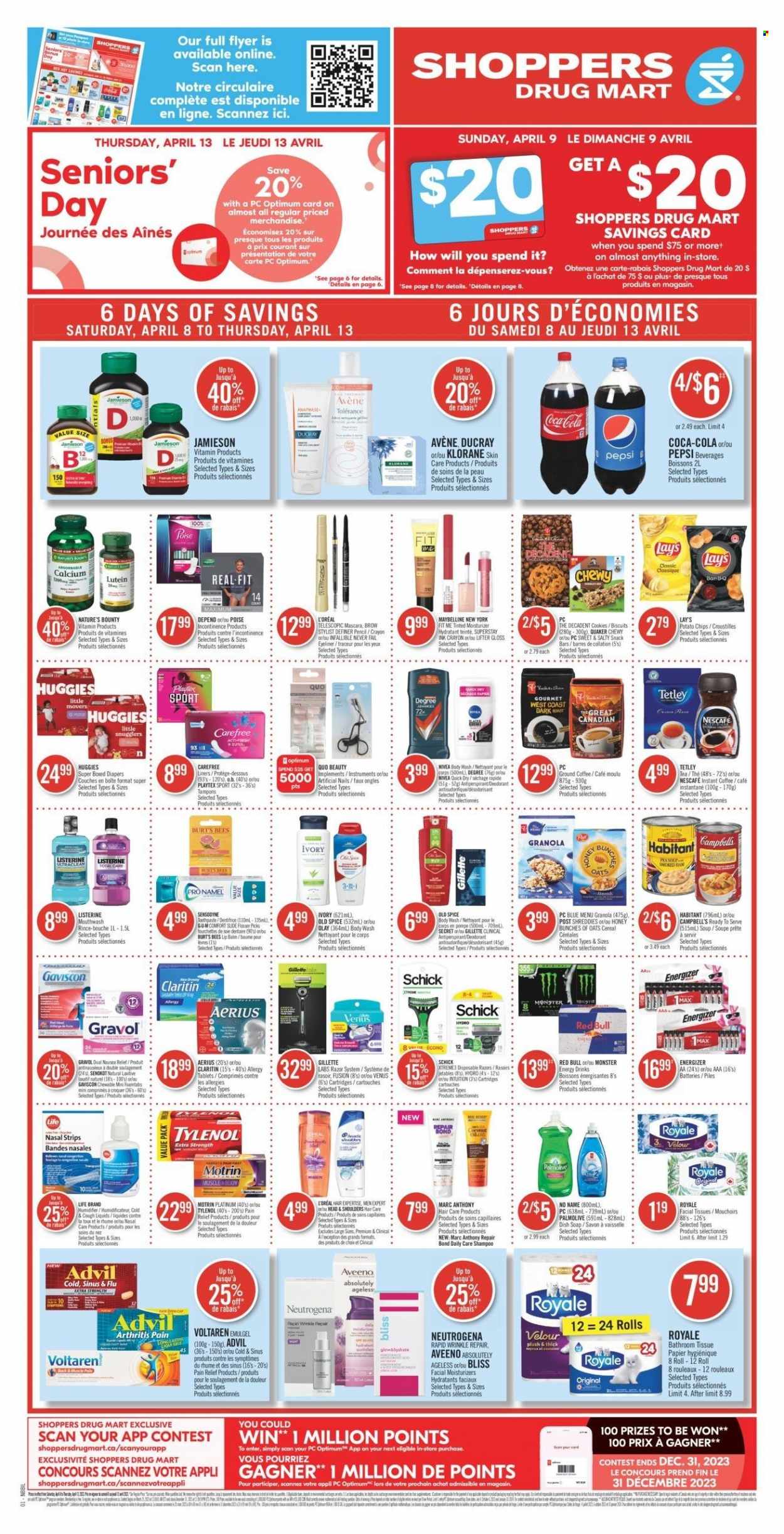 Shoppers Drug Mart flyer - April 08, 2023 - April 13, 2023. Page 1