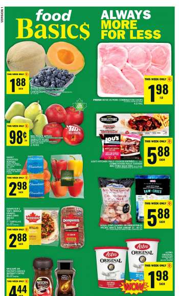 Circulaire Food Basics - 13 Avril 2023 - 19 Avril 2023.