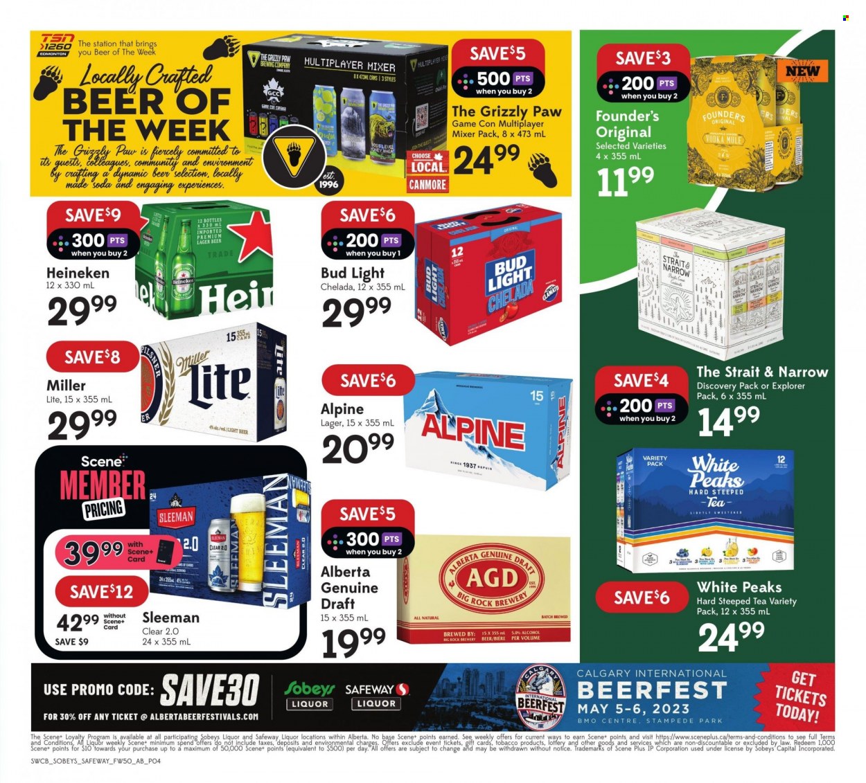 Sobeys Liquor flyer - April 13, 2023 - April 19, 2023. Page 4