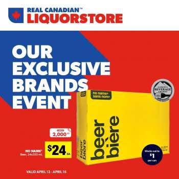 Real Canadian Liquorstore Flyer - April 12, 2023 - April 16, 2023.