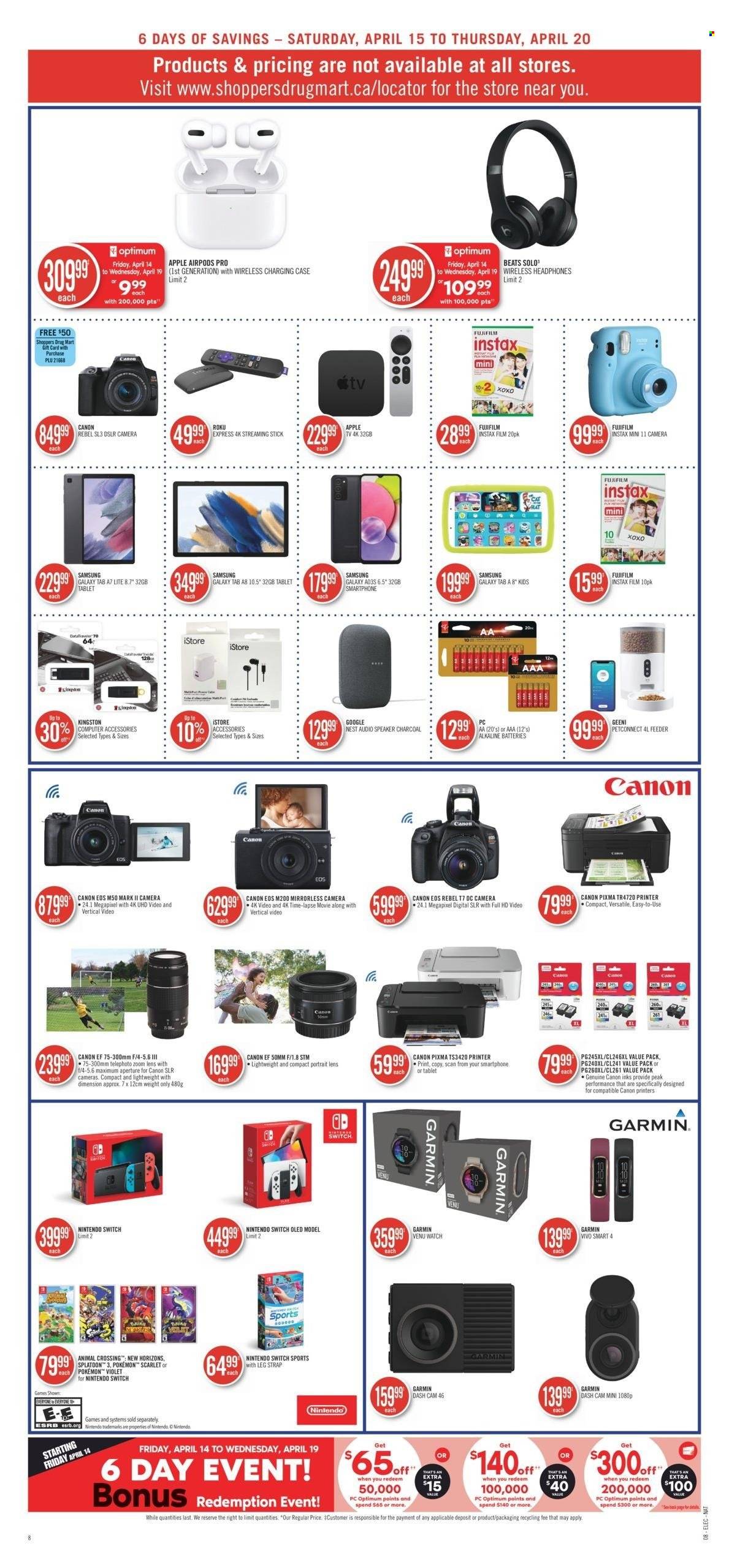 Shoppers Drug Mart flyer - April 15, 2023 - April 20, 2023. Page 11