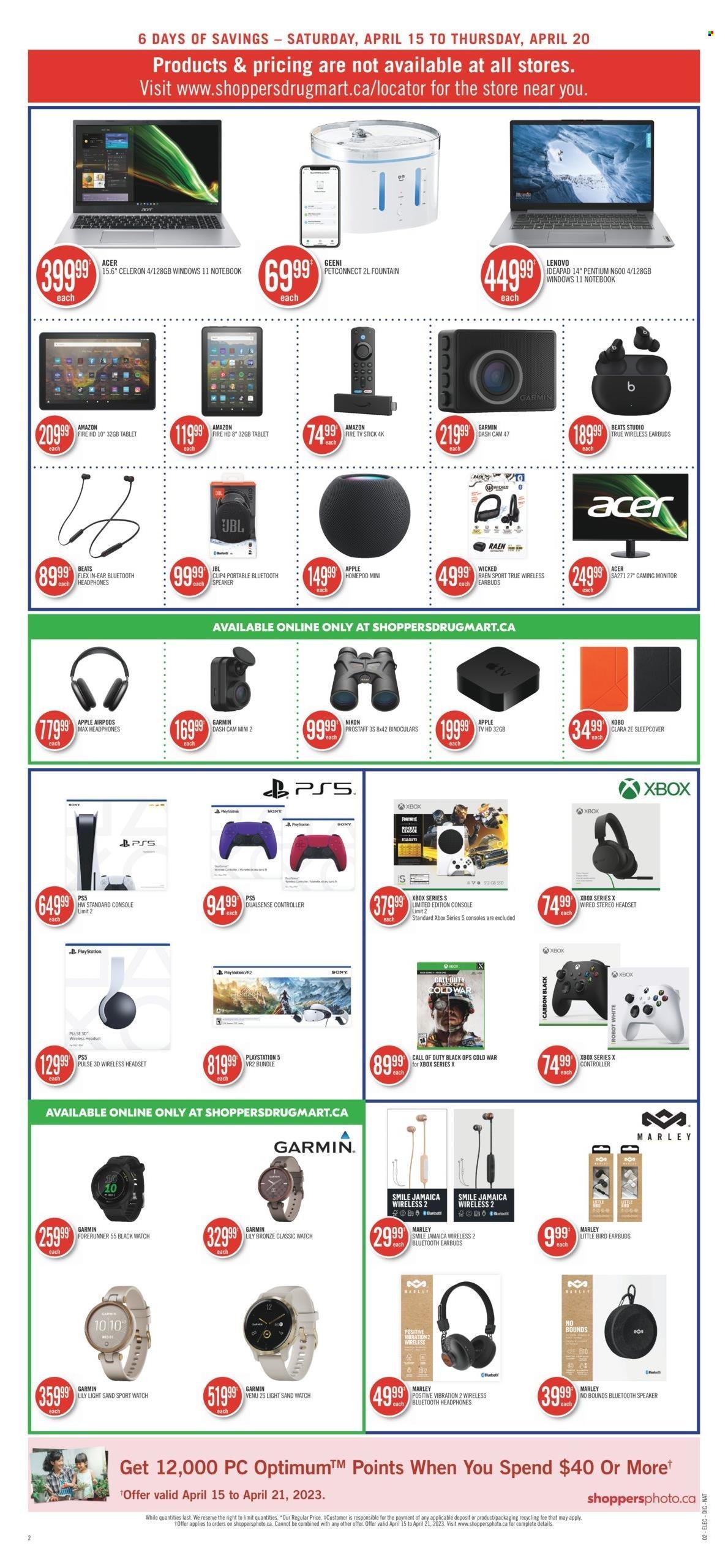 Shoppers Drug Mart flyer - April 15, 2023 - April 20, 2023. Page 12