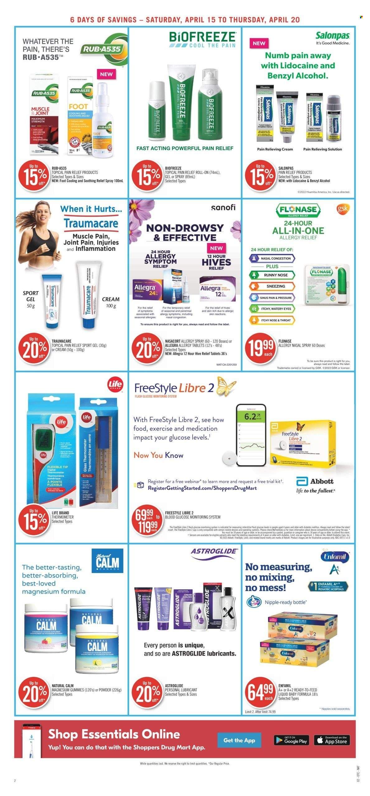 Shoppers Drug Mart flyer - April 15, 2023 - April 20, 2023. Page 14