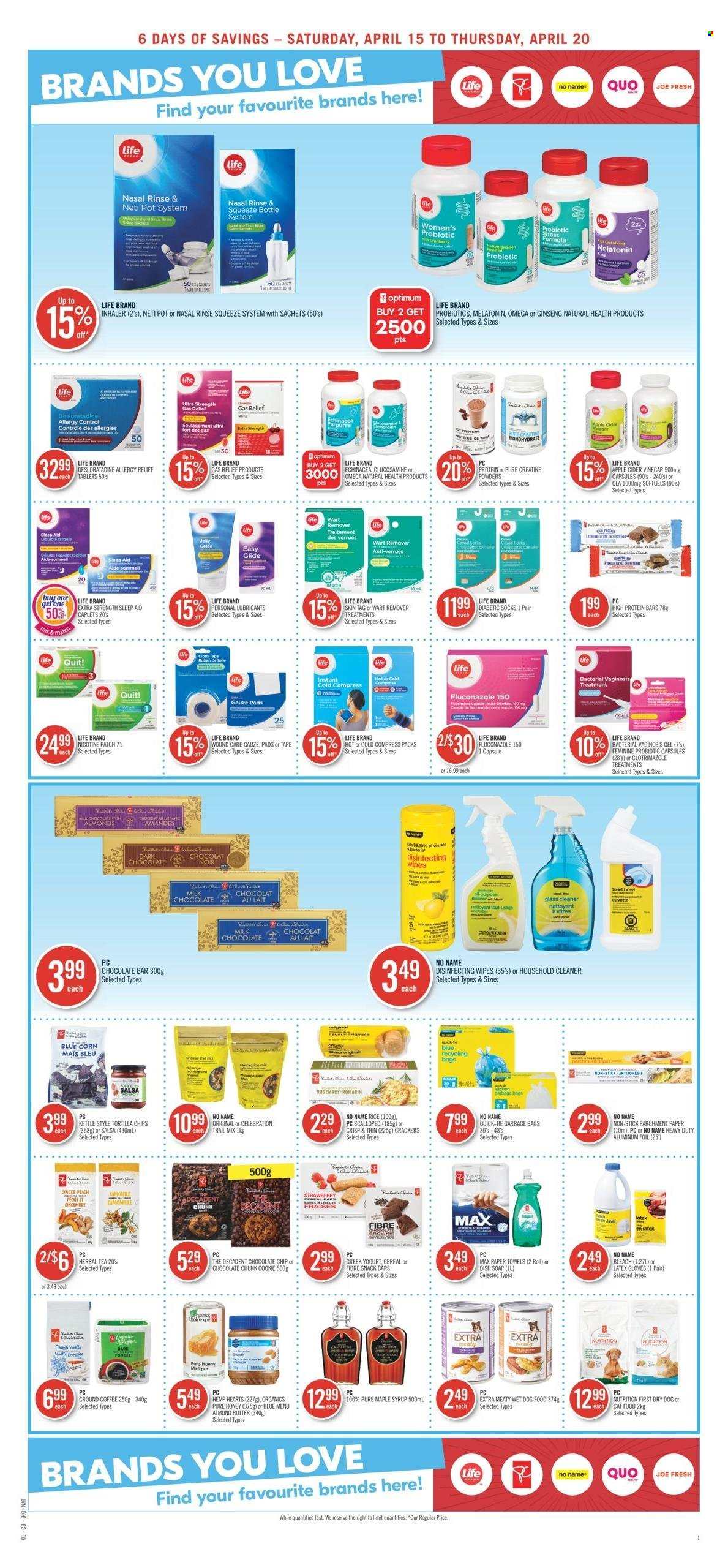 Shoppers Drug Mart flyer - April 15, 2023 - April 20, 2023. Page 15