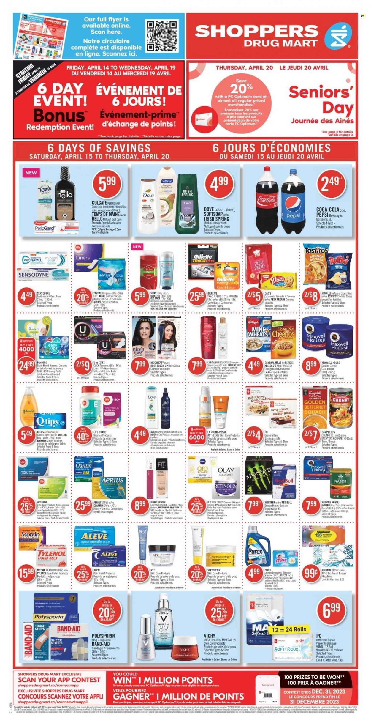Shoppers Drug Mart flyer - April 15, 2023 - April 20, 2023. Page 1