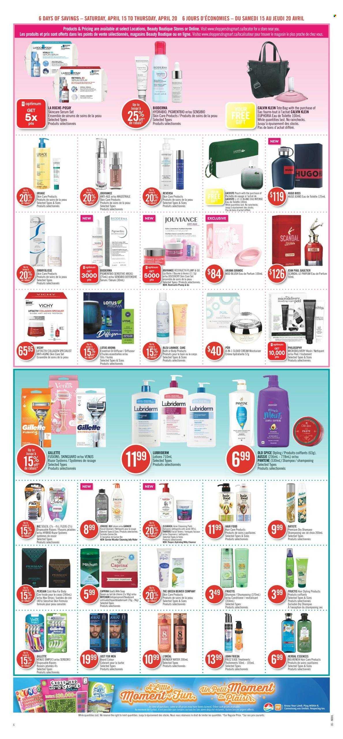 Shoppers Drug Mart flyer - April 15, 2023 - April 20, 2023. Page 7