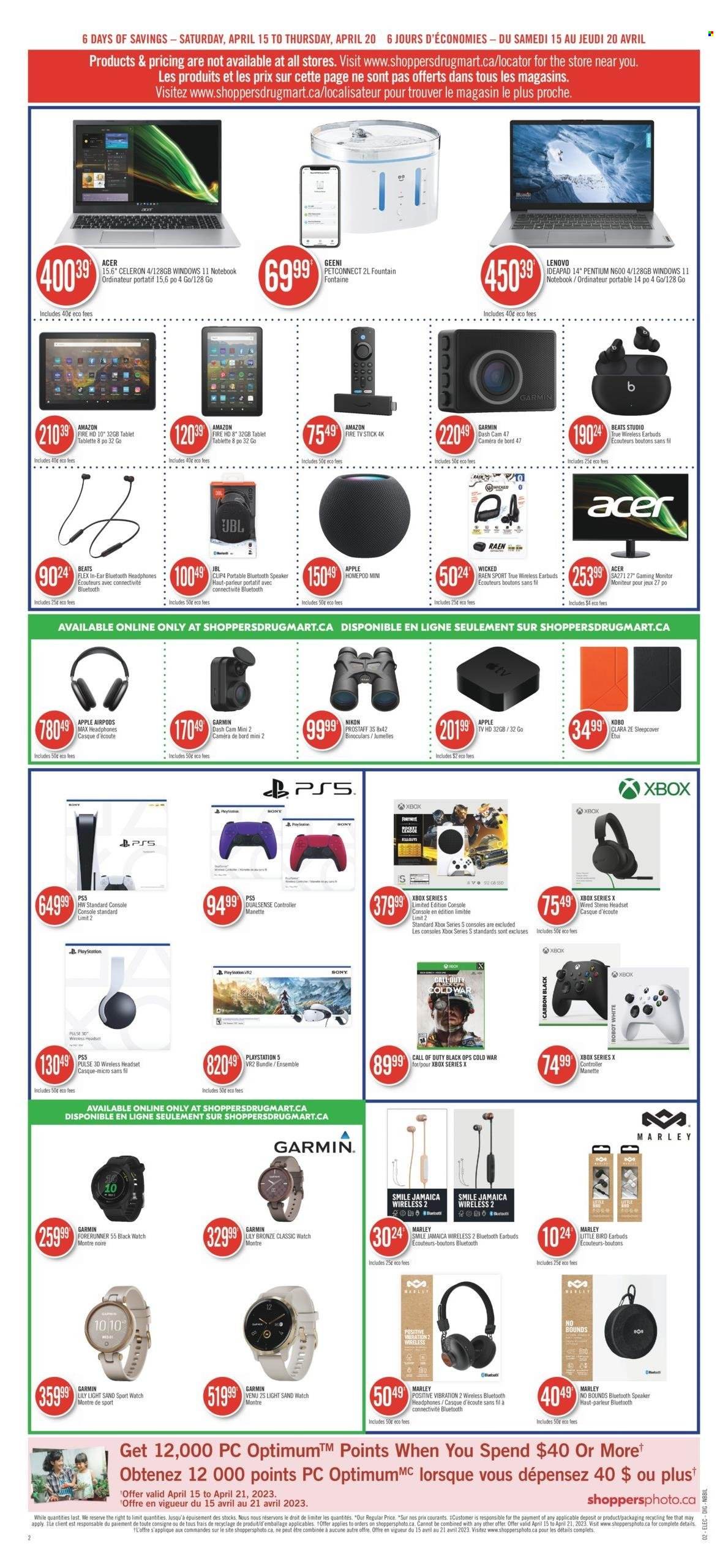 Shoppers Drug Mart flyer - April 15, 2023 - April 20, 2023. Page 12