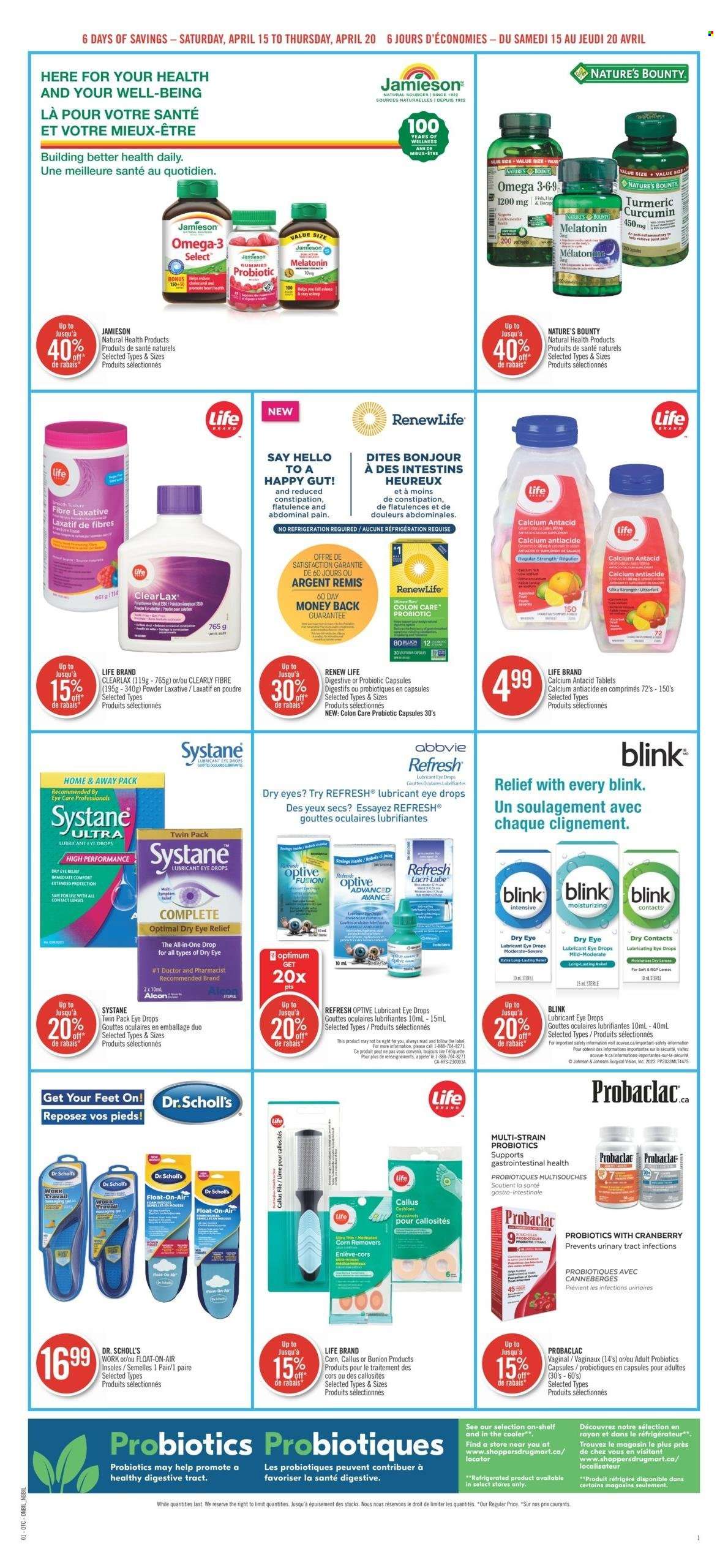Shoppers Drug Mart flyer - April 15, 2023 - April 20, 2023. Page 13