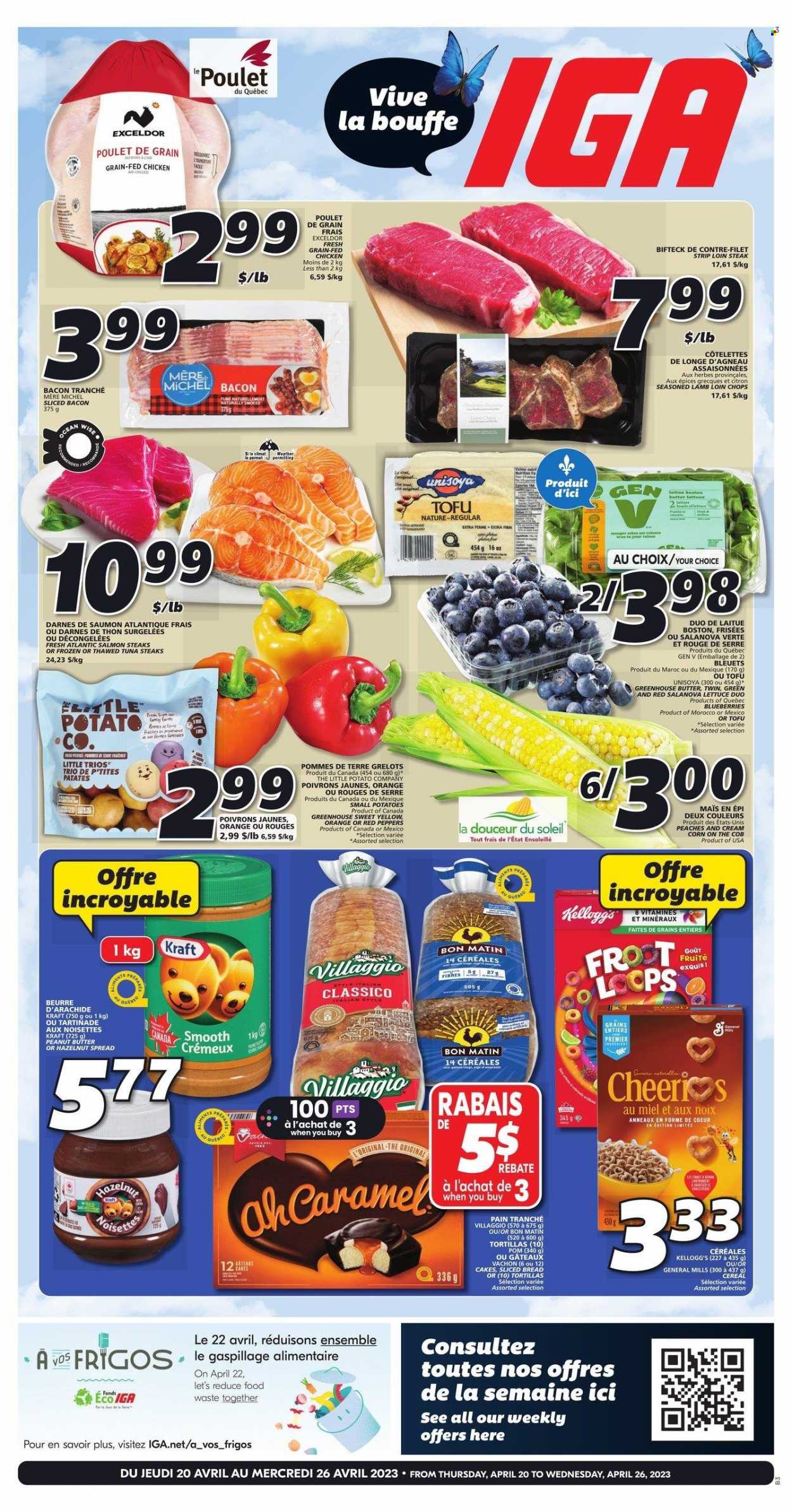 IGA flyer - April 20, 2023 - April 26, 2023. Page 1