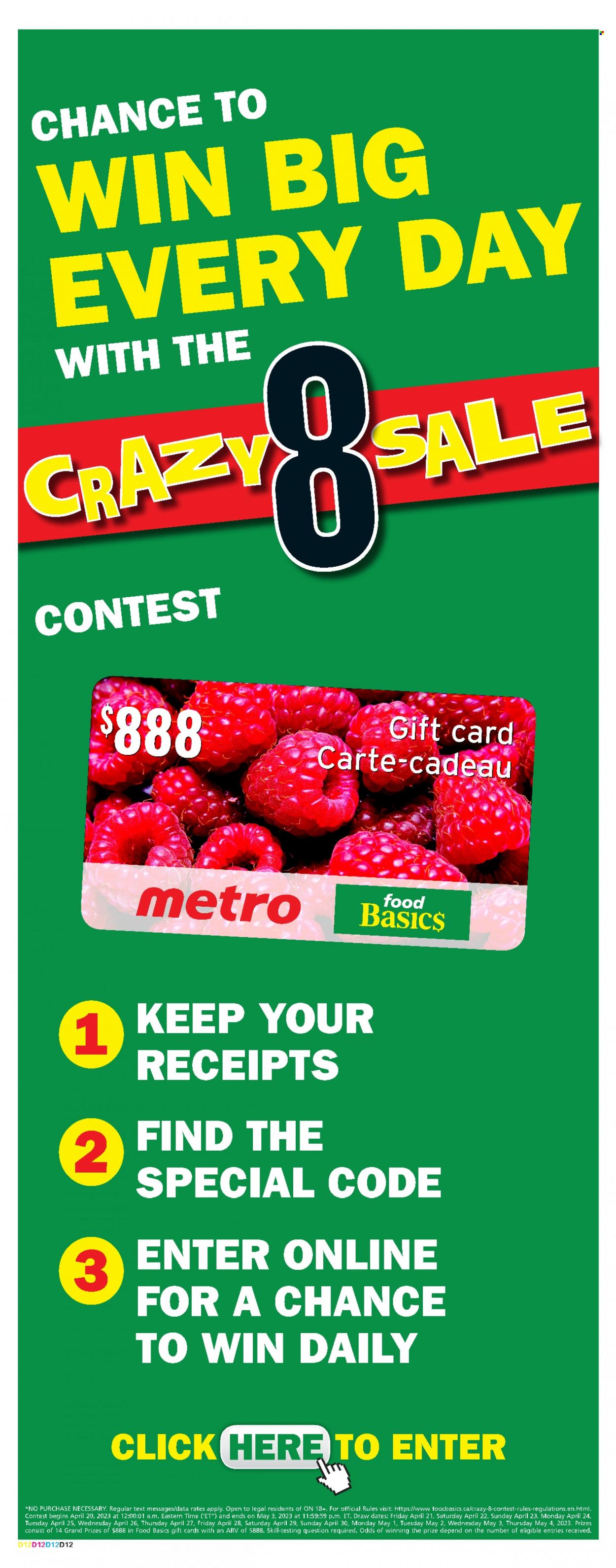 Food Basics flyer - April 20, 2023 - April 26, 2023. Page 12