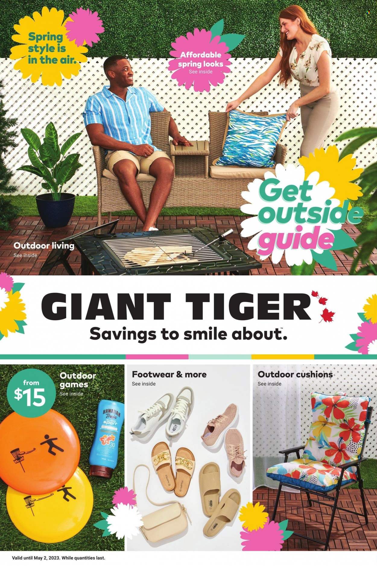 Giant Tiger flyer - April 19, 2023 - May 02, 2023. Page 1