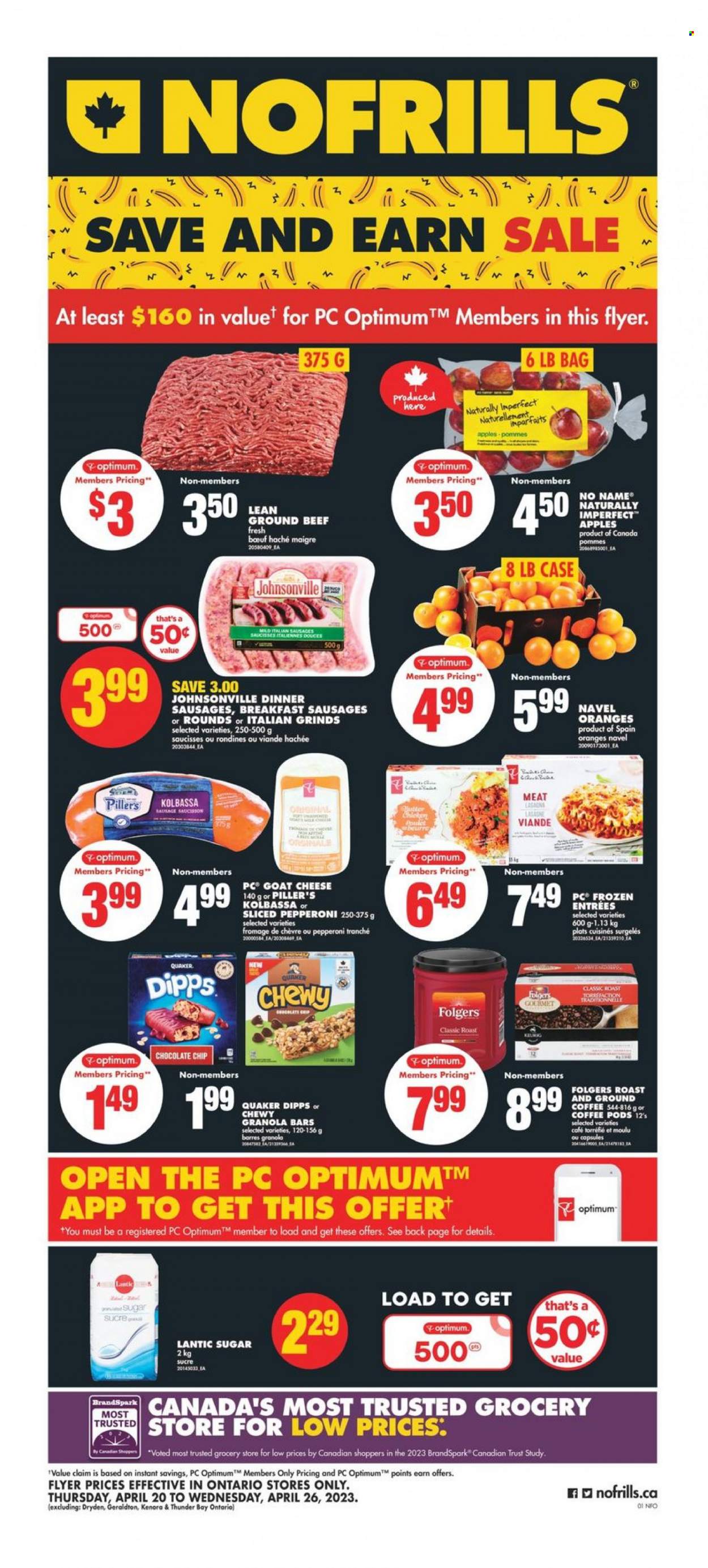 No Frills flyer - April 20, 2023 - April 26, 2023. Page 1