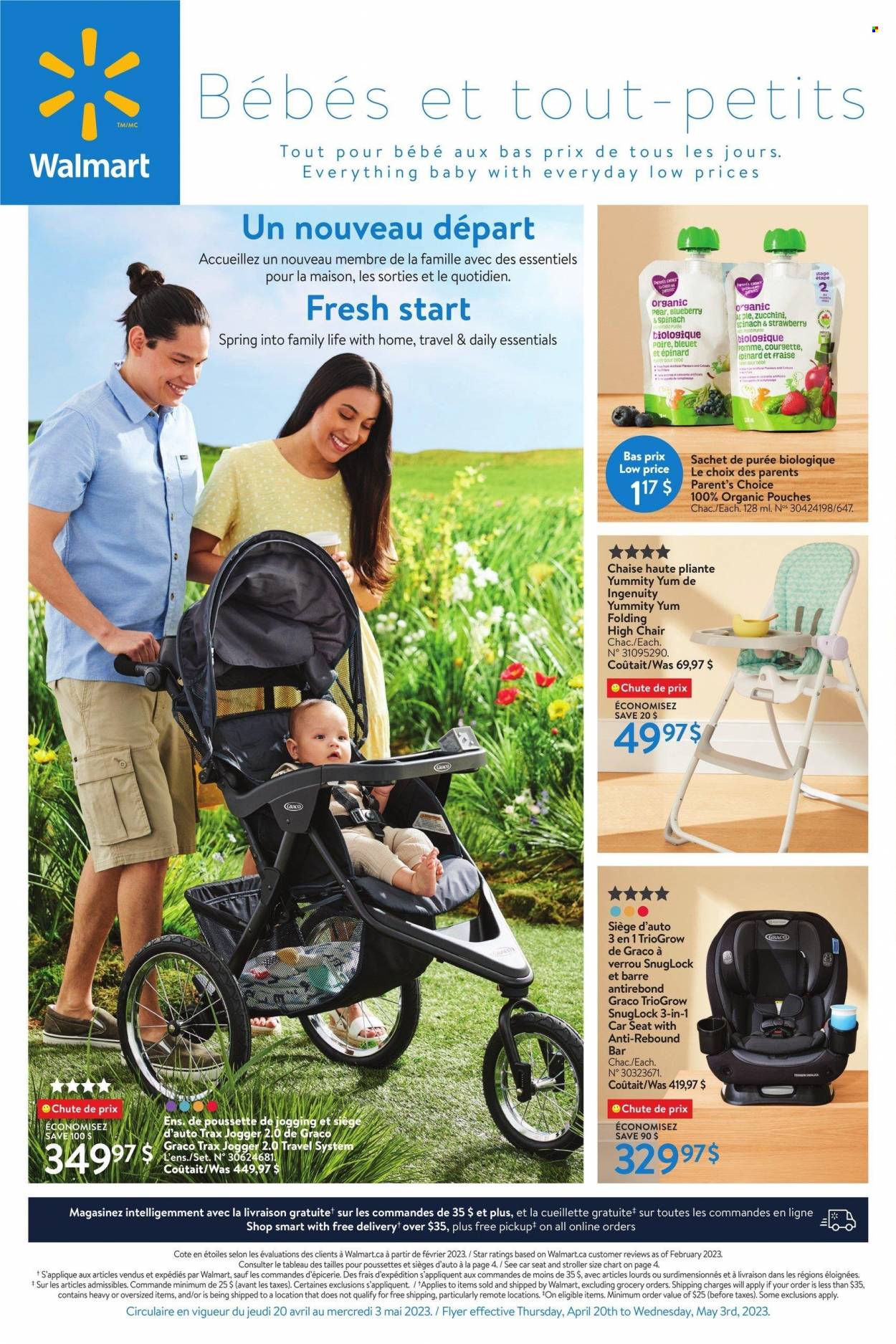 Walmart flyer - April 20, 2023 - May 03, 2023. Page 1