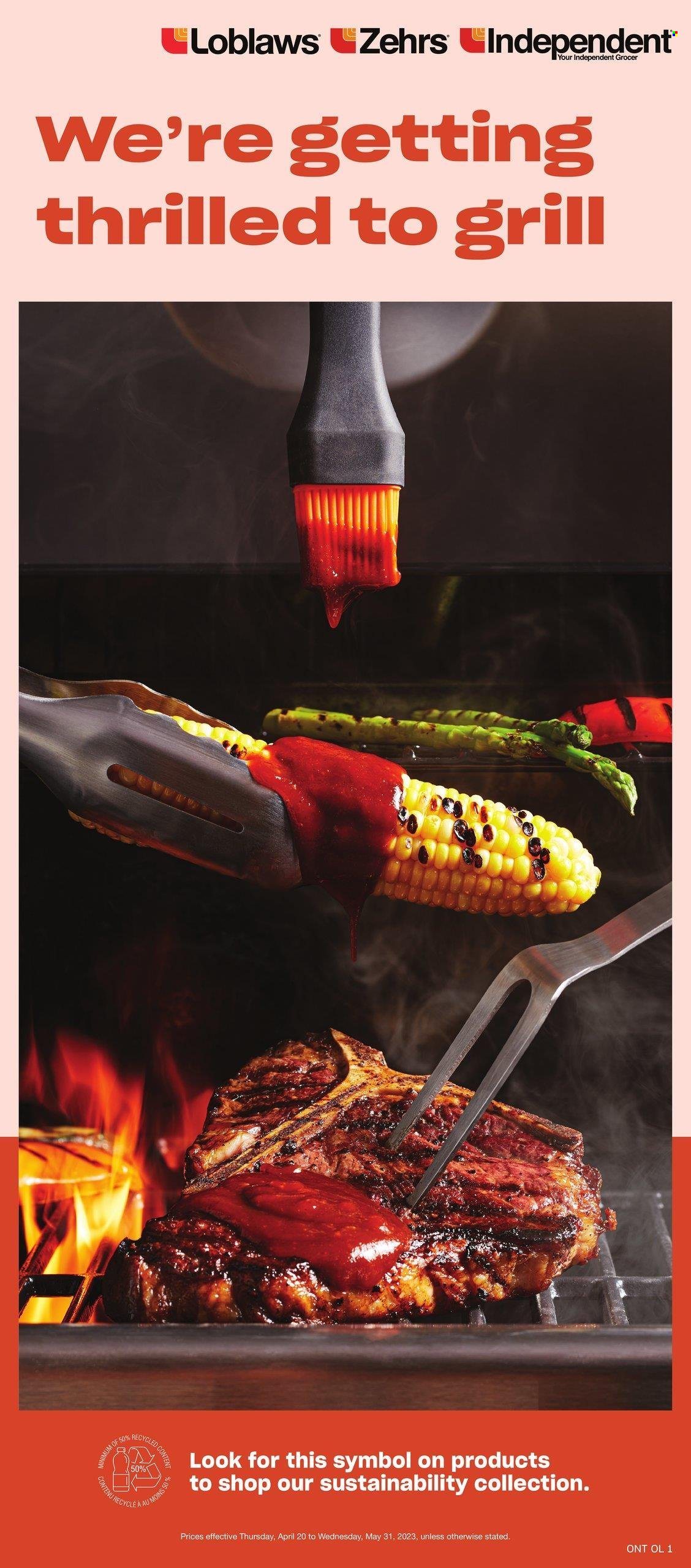 Loblaws flyer - April 20, 2023 - May 31, 2023. Page 1