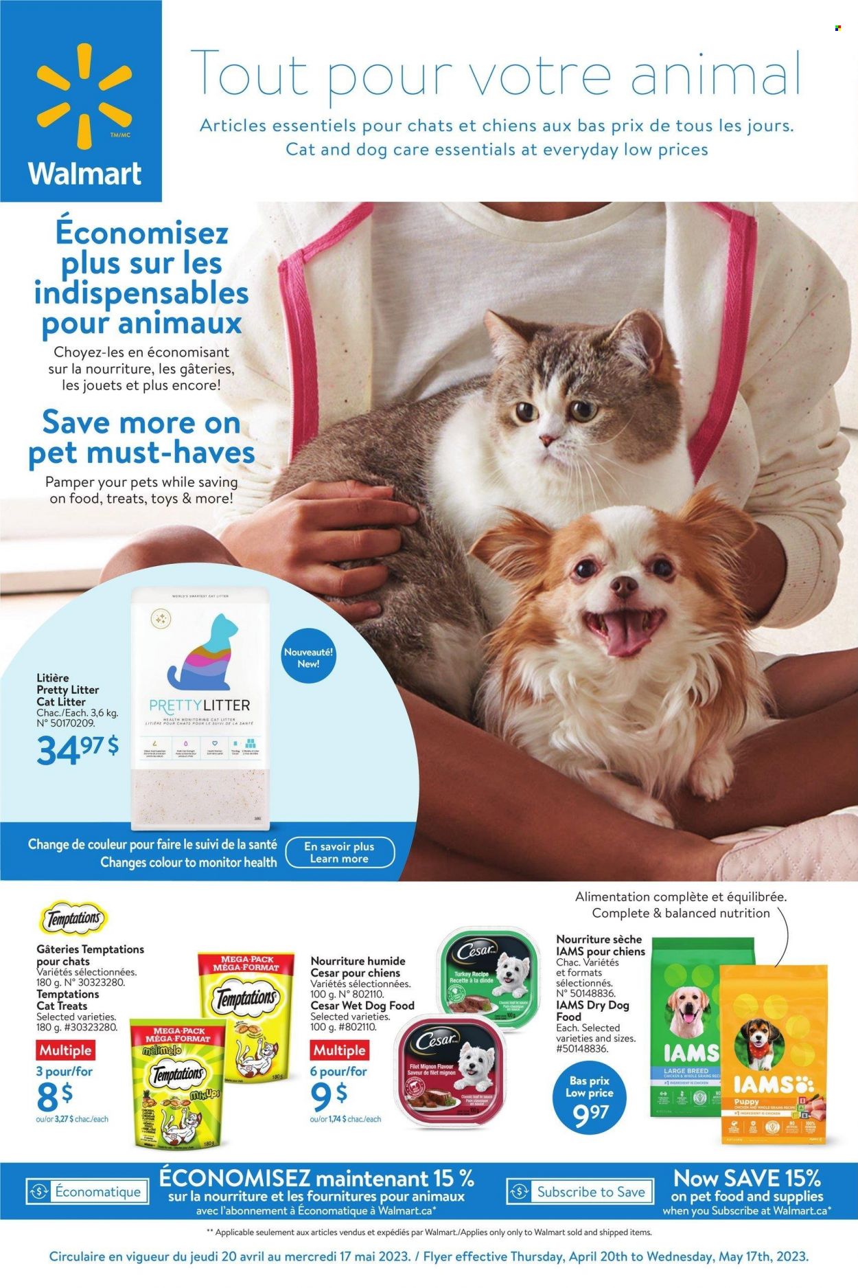 Walmart flyer - April 20, 2023 - May 17, 2023. Page 1