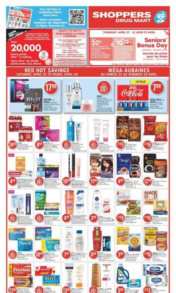 Circulaire Shoppers Drug Mart - 22 Avril 2023 - 28 Avril 2023.