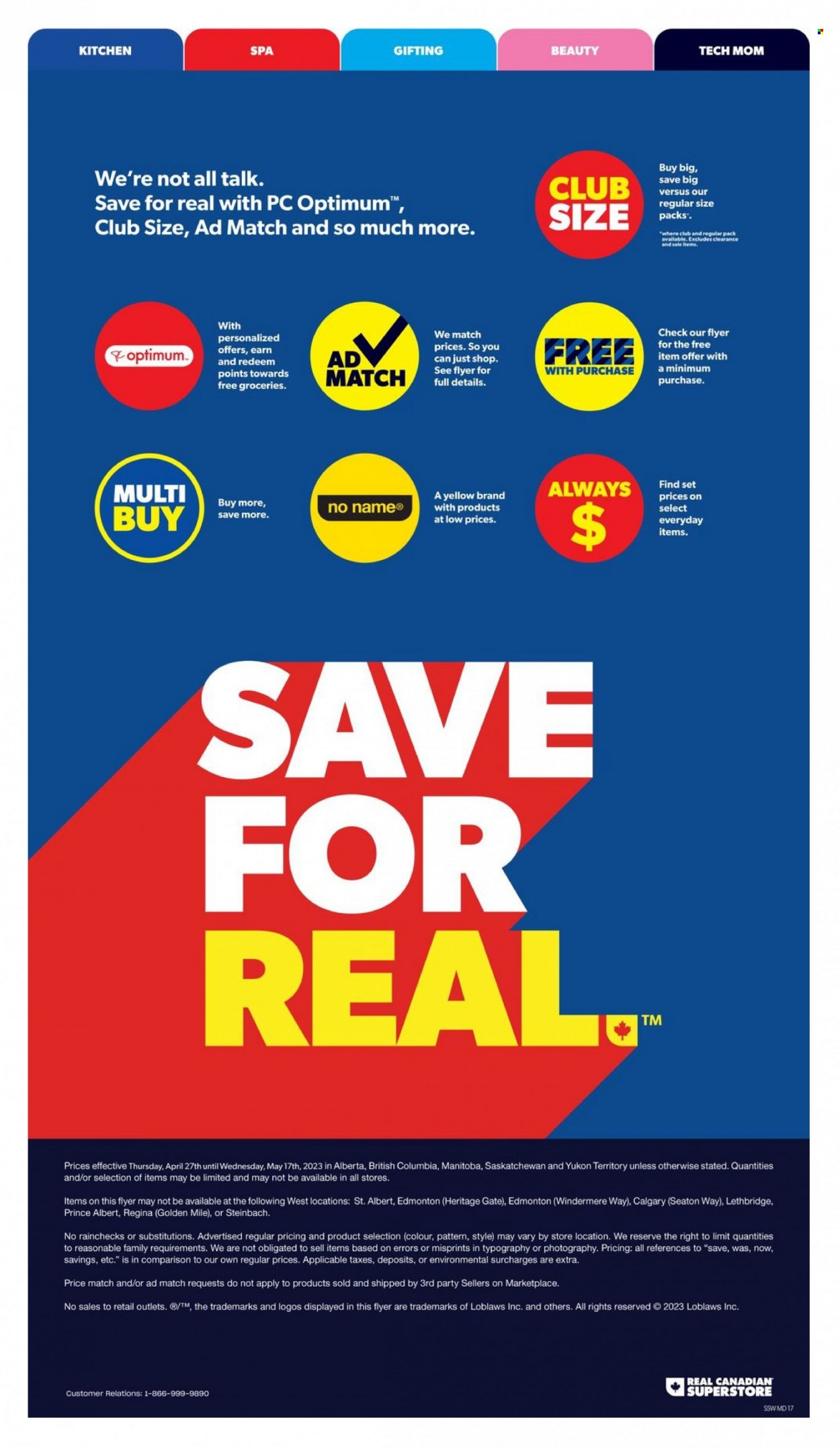 Real Canadian Superstore flyer - April 27, 2023 - May 17, 2023. Page 17