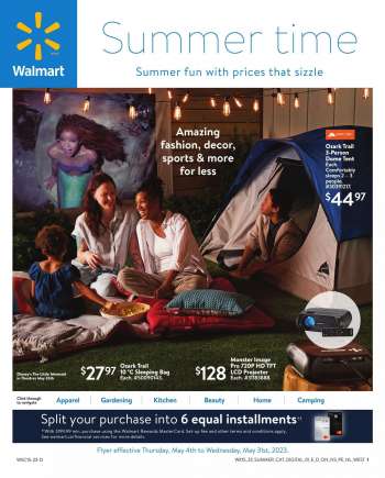 Circulaire Walmart - 04 Mai 2023 - 31 Mai 2023.