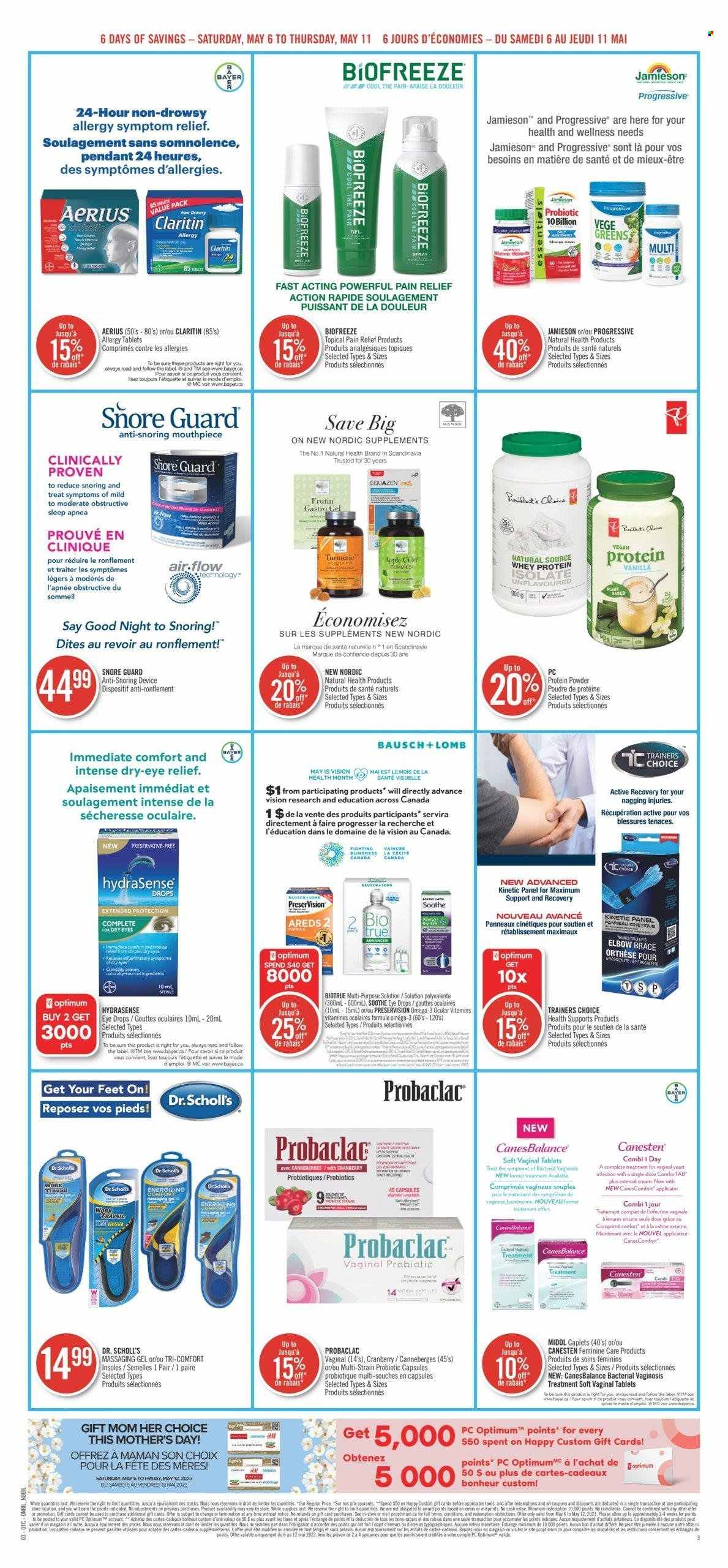 Shoppers Drug Mart flyer - May 06, 2023 - May 11, 2023. Page 3
