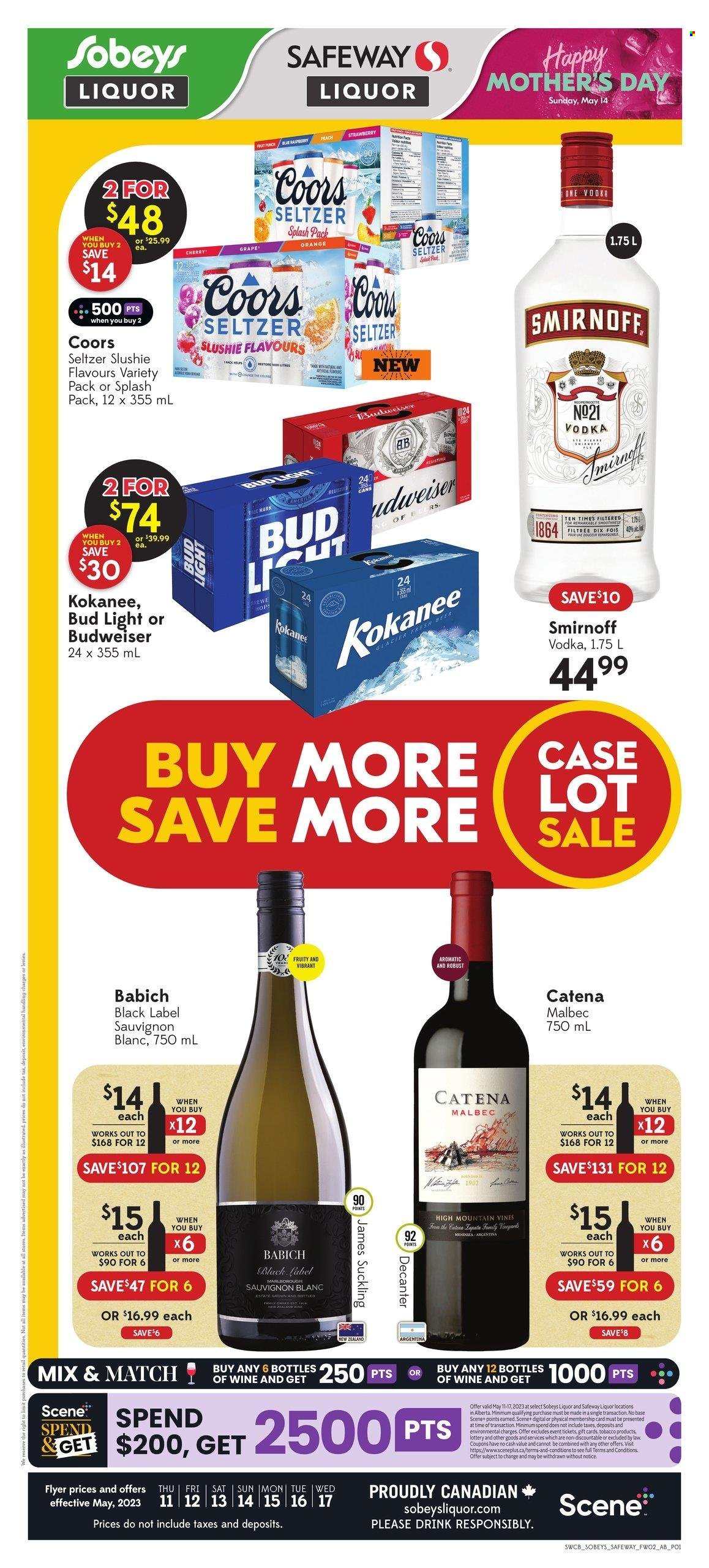 Sobeys Liquor flyer - May 11, 2023 - May 17, 2023. Page 1