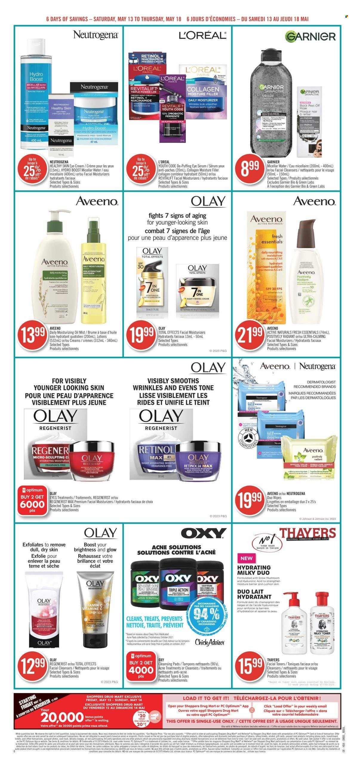 Shoppers Drug Mart flyer - May 13, 2023 - May 18, 2023. Page 13
