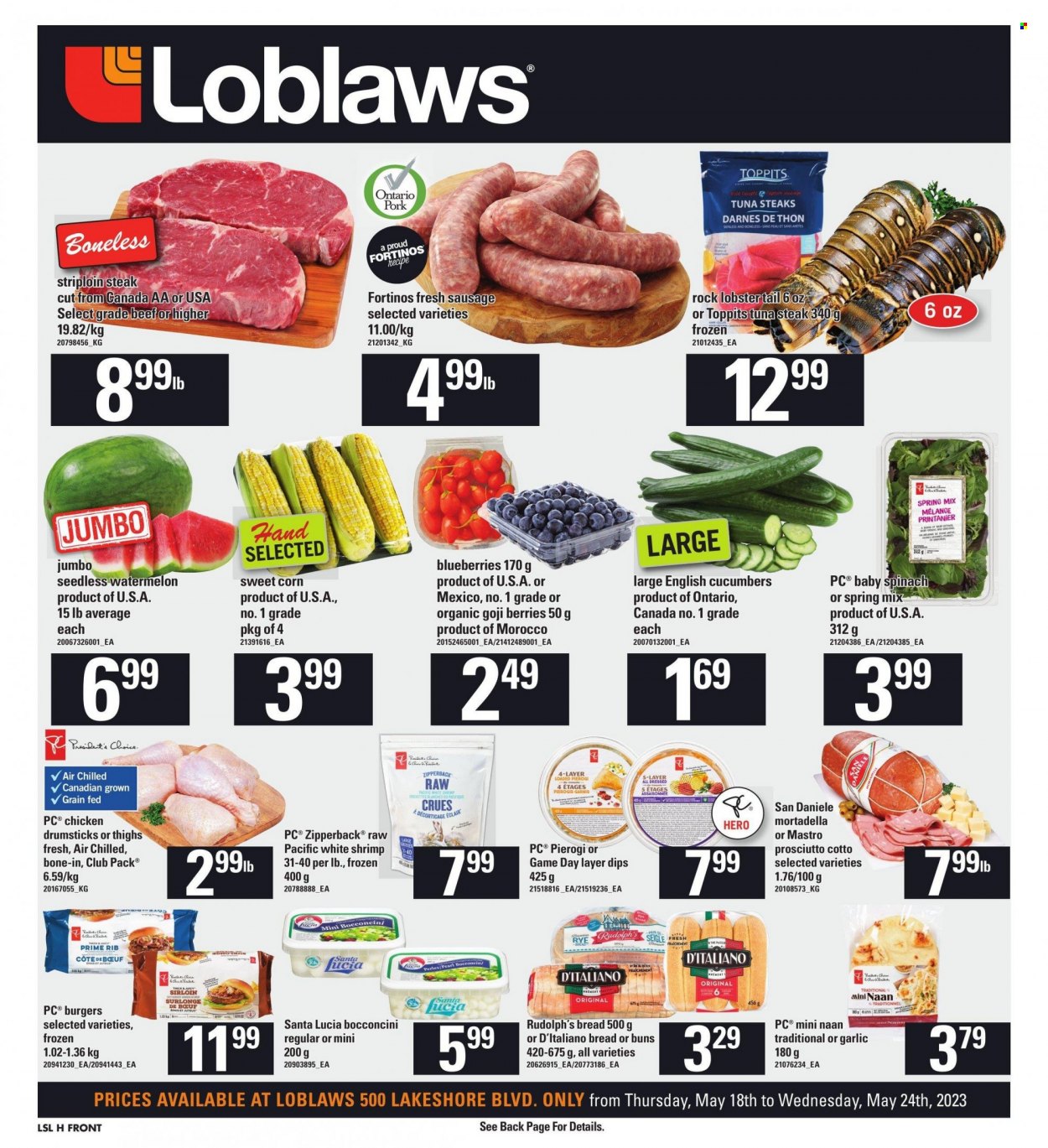Loblaws flyer - May 18, 2023 - May 24, 2023. Page 1