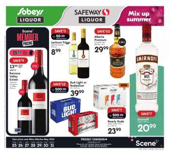 Sobeys Liquor Flyer - May 25, 2023 - May 31, 2023.