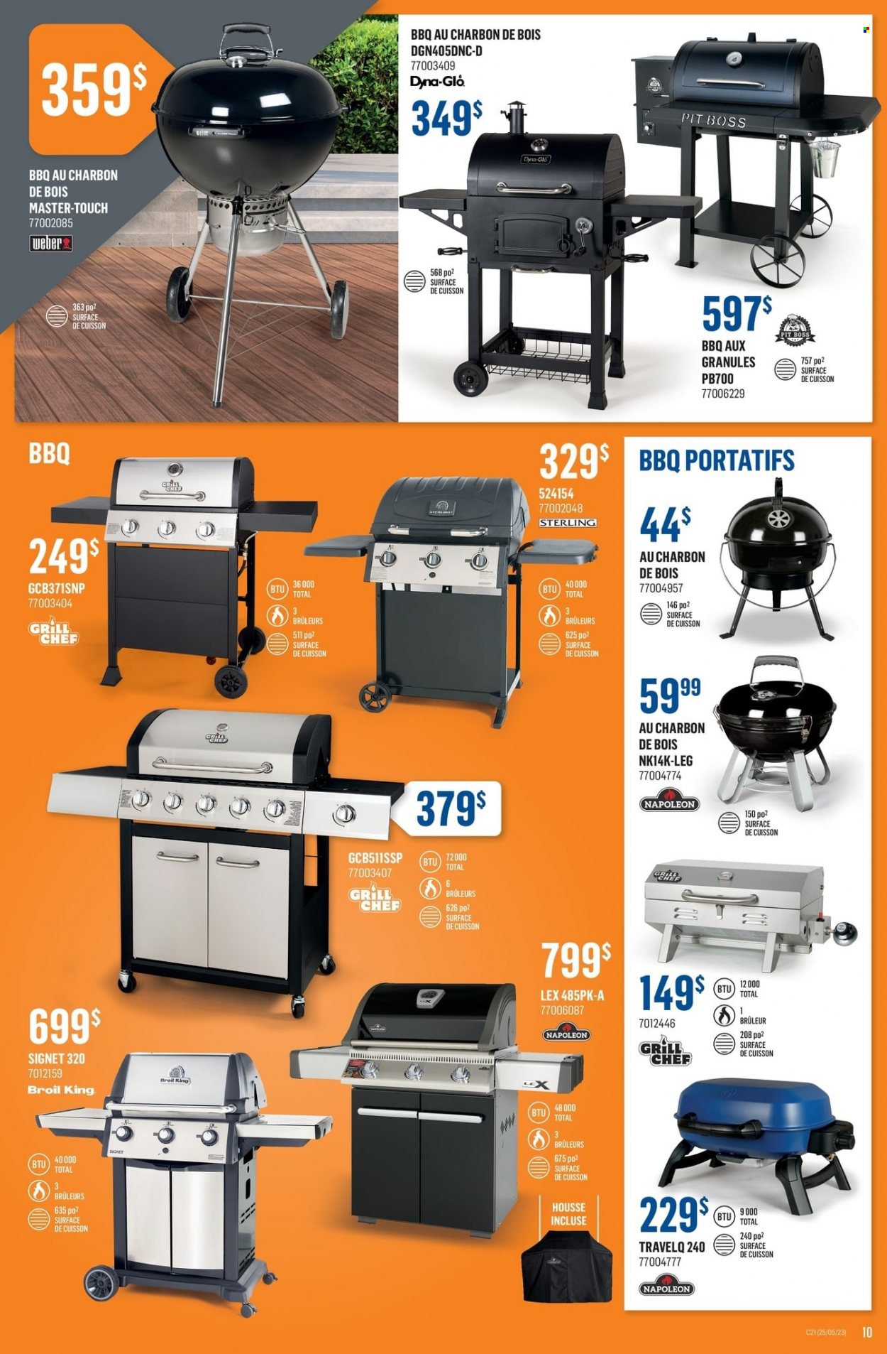 thumbnail - Canac Flyer - May 25, 2023 - May 31, 2023 - Sales products - grill, Weber. Page 10.