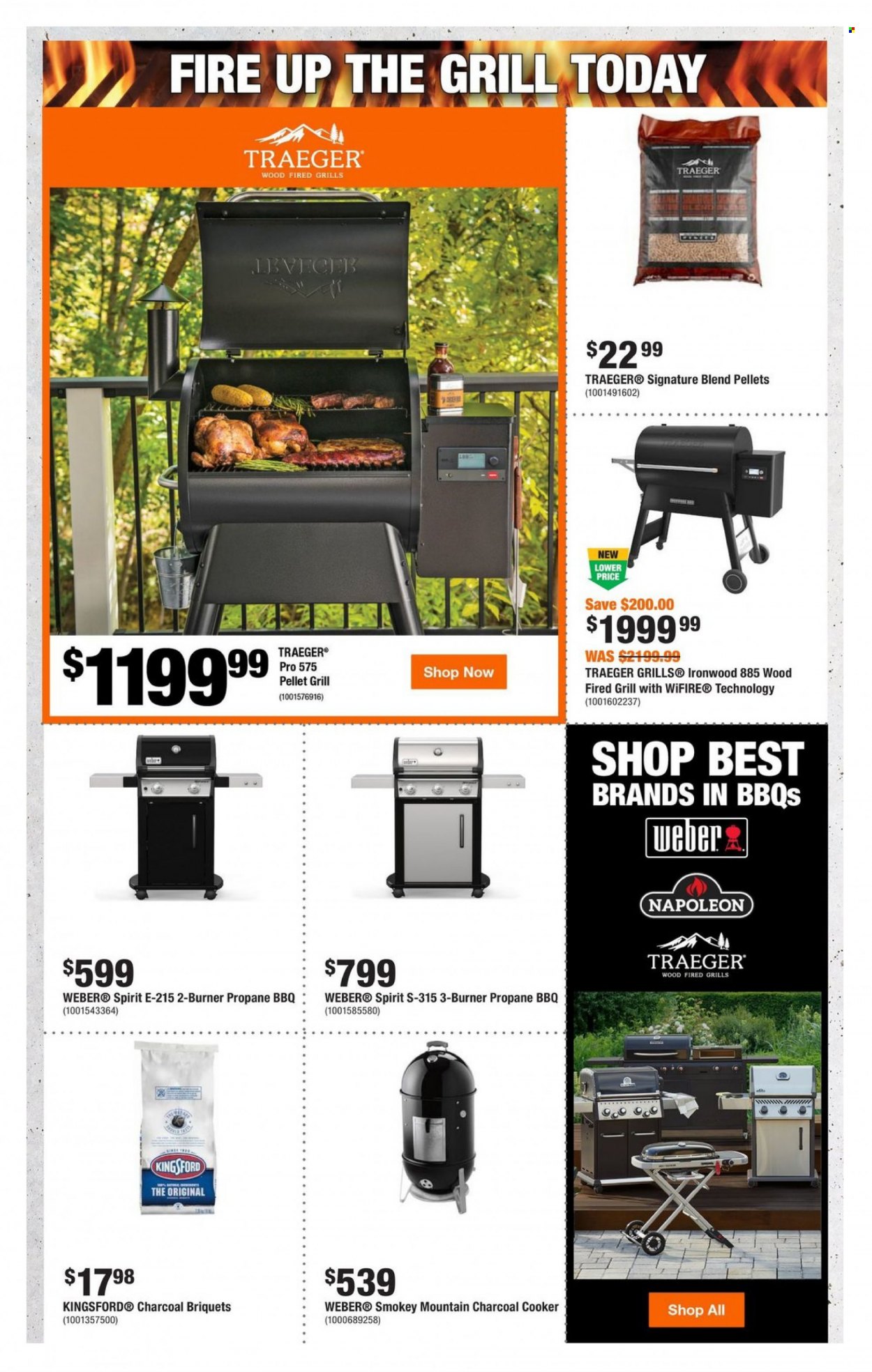 thumbnail - Circulaire The Home Depot - 25 Mai 2023 - 31 Mai 2023 - Produits soldés - pellets, grill. Page 16.