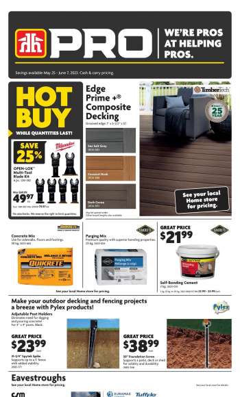Home Hardware flyer - PRO flyer