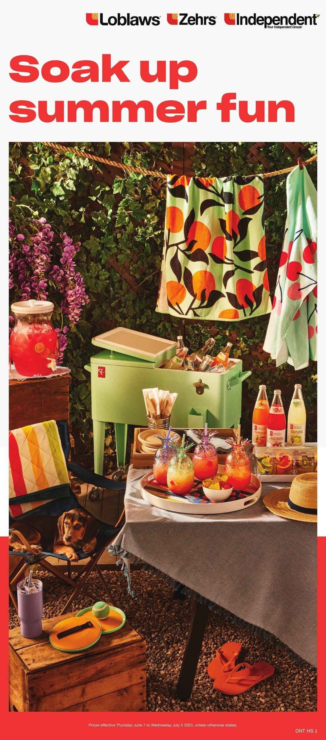 Loblaws flyer - June 01, 2023 - June 05, 2023. Page 1