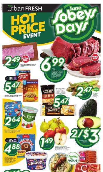 Sobeys Urban Fresh Flyer - June 01, 2023 - June 07, 2023.