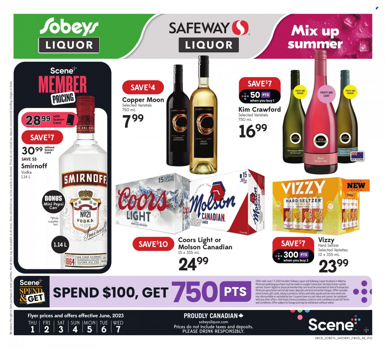Sobeys Liquor flyer - June 01, 2023 - June 07, 2023. Page 1