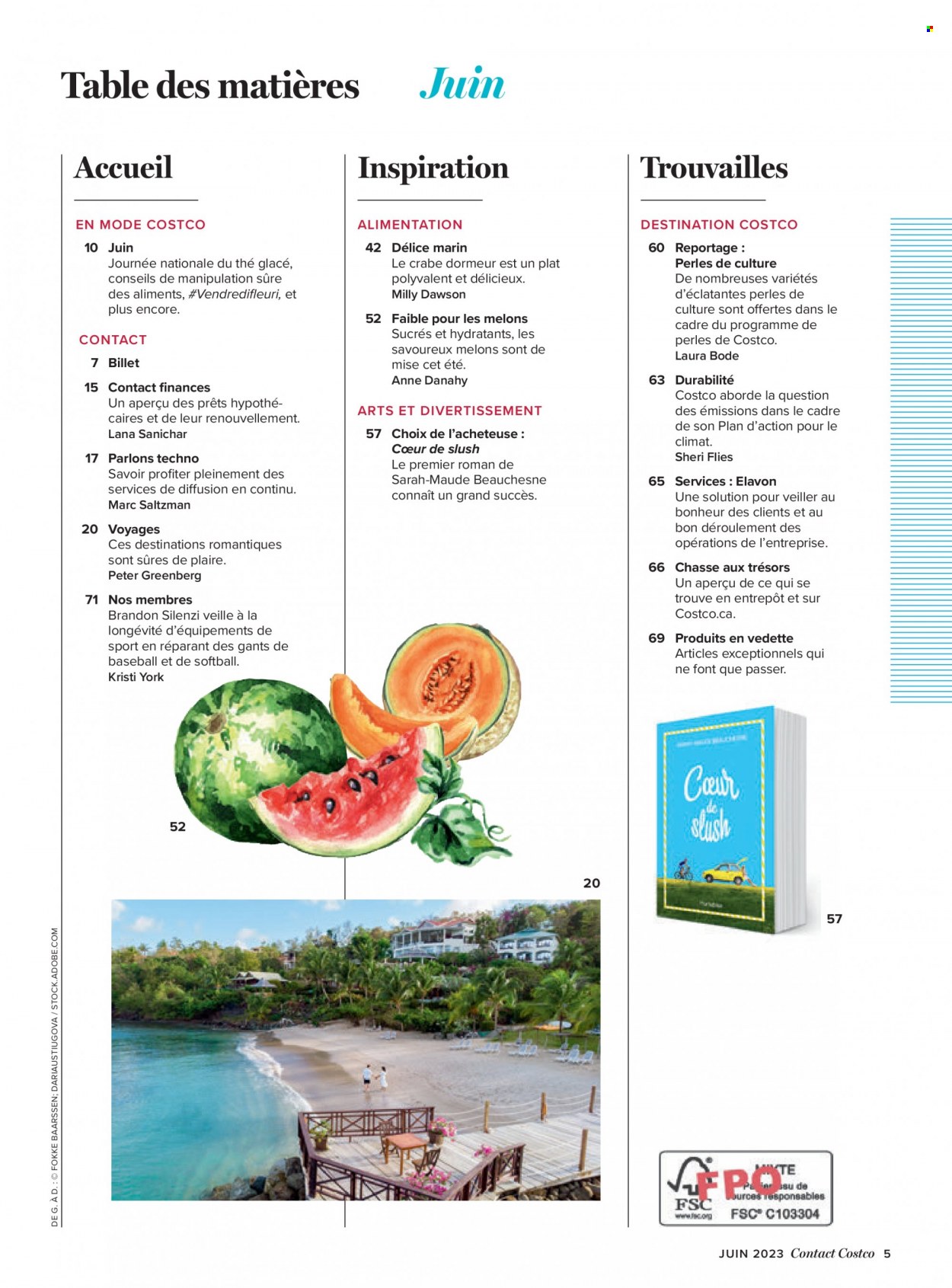 thumbnail - Costco Flyer - June 01, 2023 - June 30, 2023 - Sales products - melons, Sure, table. Page 6.
