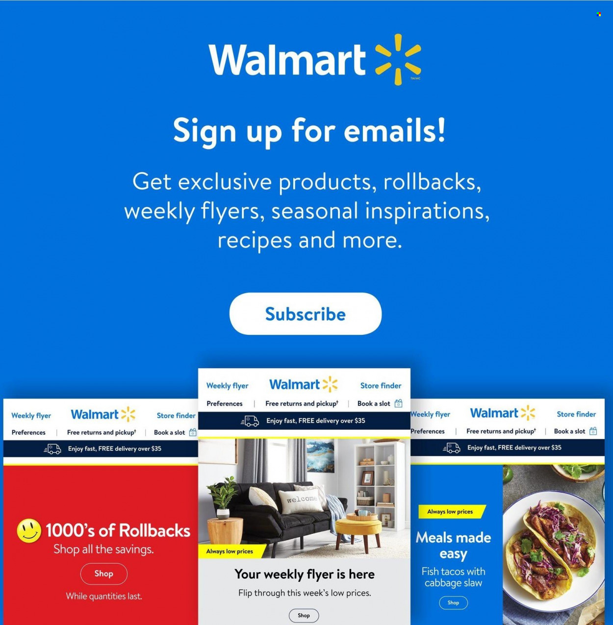 Walmart flyer. Page 27