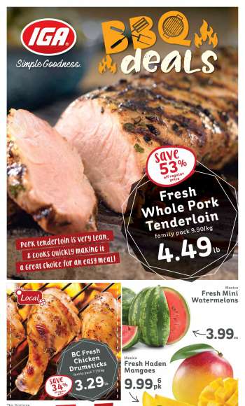 IGA Simple Goodness Flyer - June 02, 2023 - June 08, 2023.
